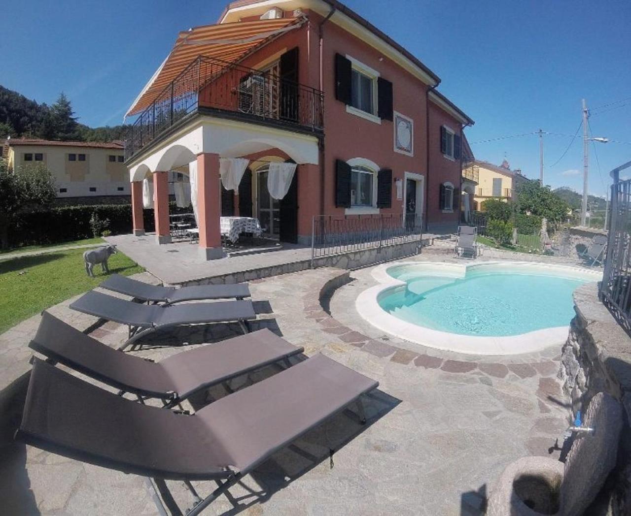 Villa Paola - Cinque Terre Unica! Pool E Ac! Pignone Bagian luar foto